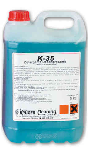 K-35 Detergente alcalino multiusos de 5 kilogramos