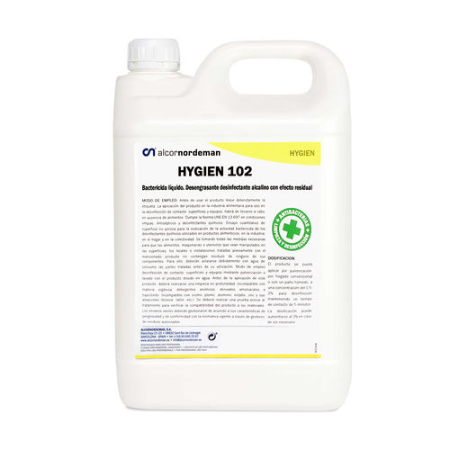 HYGIEN 102 5 KG Detergente-desinfectante especial (con registro Sanitario)
